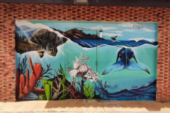 Mural at El Faro de Rincón (Rincón Lighthouse)