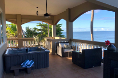 Balcony Overlooking the Grounds and Full Ocean View - Maria's Side