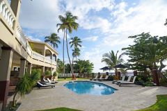 Enjoy 180 degree views from the grounds at Maria's