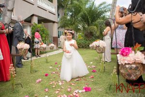 Wedding ceremony at Maria's Villa, PR