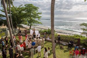 Wedding ceremony at Maria's Villa, PR