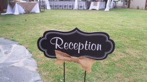 Wedding reception banquet at Maria's Villa, PR