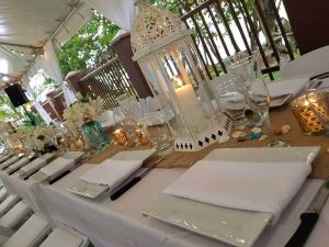 Wedding reception banquet at Maria's Villa in PR