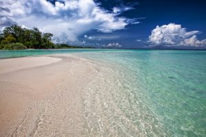 Beautiful beach scene