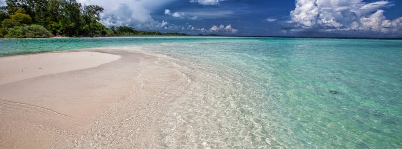 Beautiful beach scene