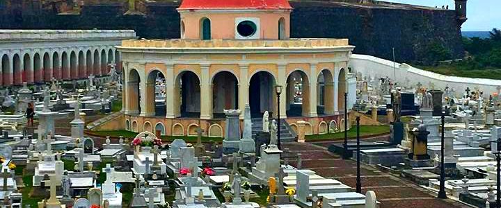 View of the Graveyard in San Juan, Puerto Rico
