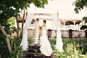 Wedding Ceremony at Maria's Villa in PR