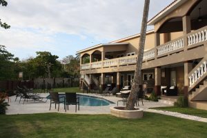 View of Maria's Villa and the swimming pool in Rincon PR