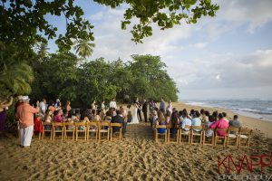 Wedding Ceremony at Maria's Beach