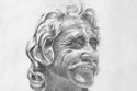 Sketch of Ramon done by artist Kevin White, 1981
