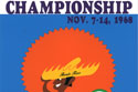 Poster for the 1968 World Surfing Championships, held on Maria's Beach