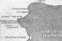 Map from the 1968 World Surfing Championships - note 'Doña Maria' on the western tip