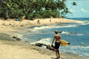 Surfistas en la playa María, 1968