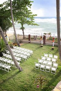 Wedding Ceremony at Maria's Villa, Rincon, PR